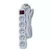 Esperanza ELK215W power extension 3 m 5 AC outlet(s) Indoor White