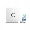 Indoor temperature and humidity sensor AEOTEC AEOEZWA039 — freestanding, battery-powered, 34×34×17 mm