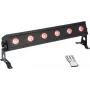 LED bar EUROLITE AKKU Bar-6 Entry QCL RGBW, 6x4W LEDs, battery-powered portable lighting