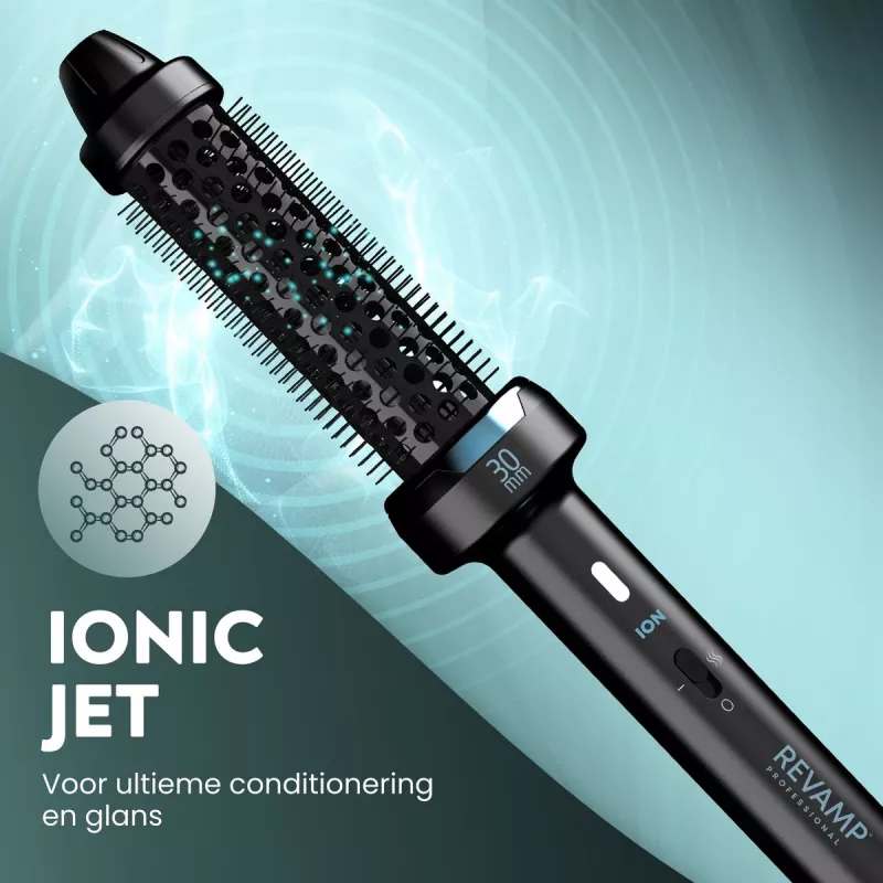Hot Brush Revamp BR-1300A-EU Ceramic Ionic 30mm – heated styling brush for hair