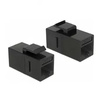 Keystone module DeLOCK 86629 Flat Black RJ-45