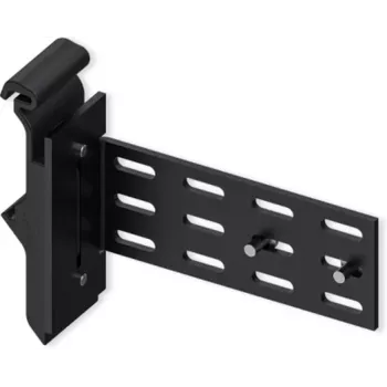 Teltonika PR5MEC23 DIN Rail Mounting Kit – Black ABS & Steel Adapter