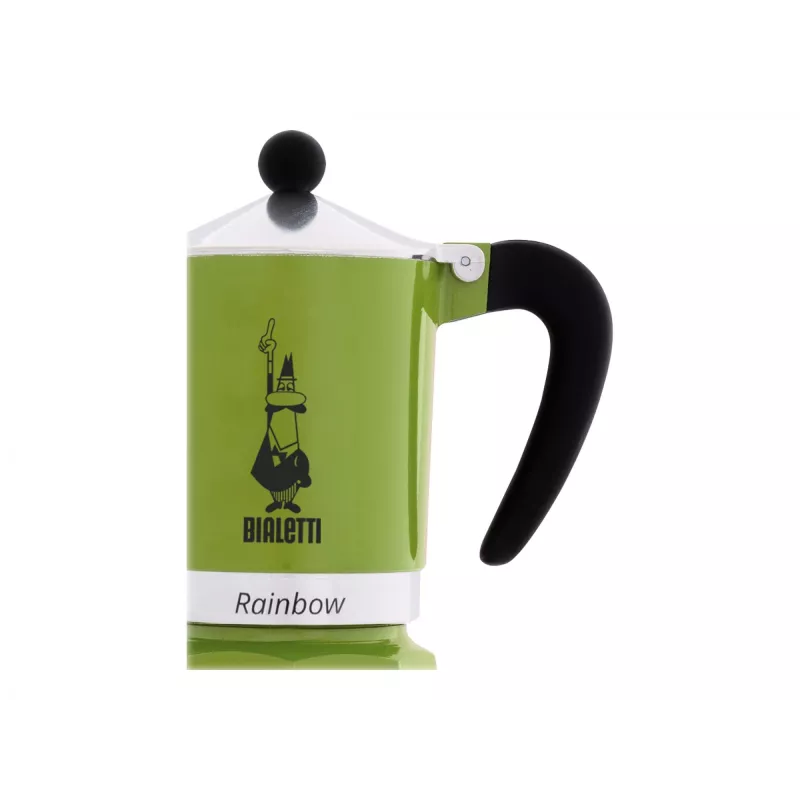 Bialetti Rainbow Moka pot Black, Green