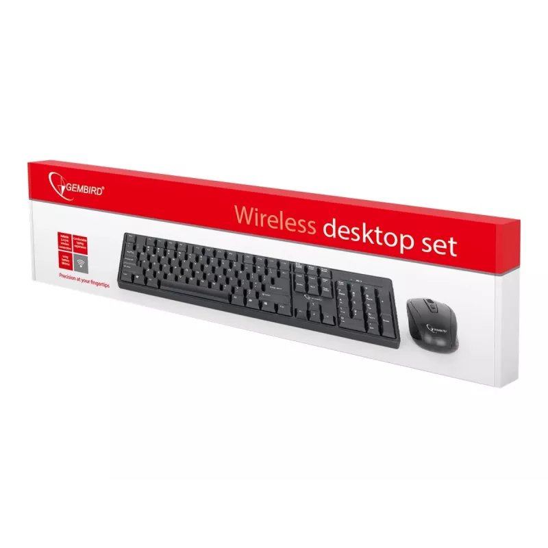 Keyboard+Mouse Set black/wireless