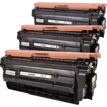 Renkforce Toner replaces HP 201X, CF253XM compatible Combination-Pack Cyan, Magenta, Yellow 2300 Pages RF-Toner-HP201XDCMY RF-6922872 (RF-6922872)