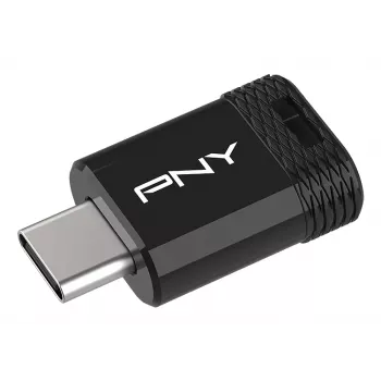 USB flash drive PNY Elite-X 256 GB USB Type-C 3.2 Gen 1 (Read 200 MB/s, Write 100 MB/s) Black