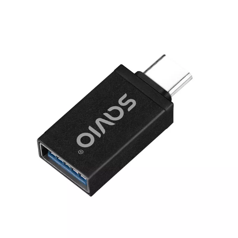 Savio AK-80 Video Cable Adapter 0m USB Type-A USB Type-C Black