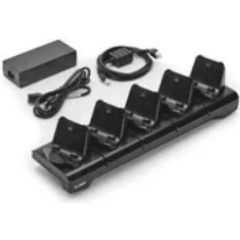Zebra CRD-MPM-5SCHGUK1-01 mobile device dock station Black