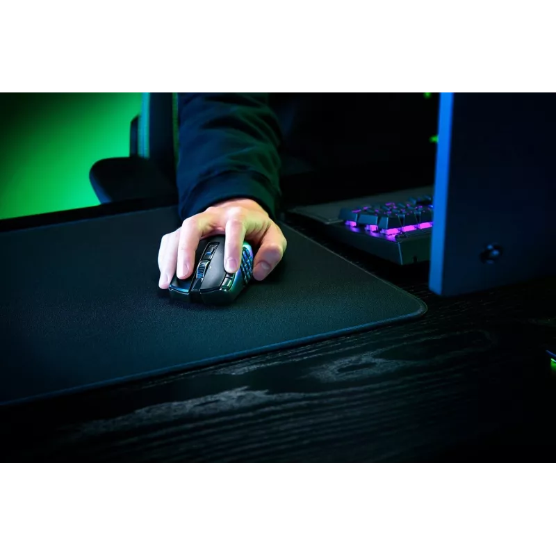 Gaming mouse Razer Naga V2 HyperSpeed RF Wireless + Bluetooth, right-hand, 30000 DPI, optical, black