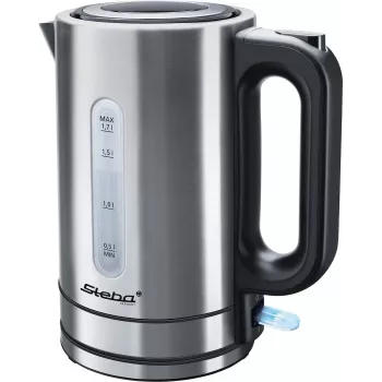 Steba WK 20 Stainless Steel Electric Kettle 1,7 l Black - Stainless Steel 2200 W (WK 20 Stainless Steel)