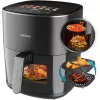 Hot air fryer Cecotec Cecofry&Grill Duoheat 6500, 6.5 L, 2200 W, touch LCD, black