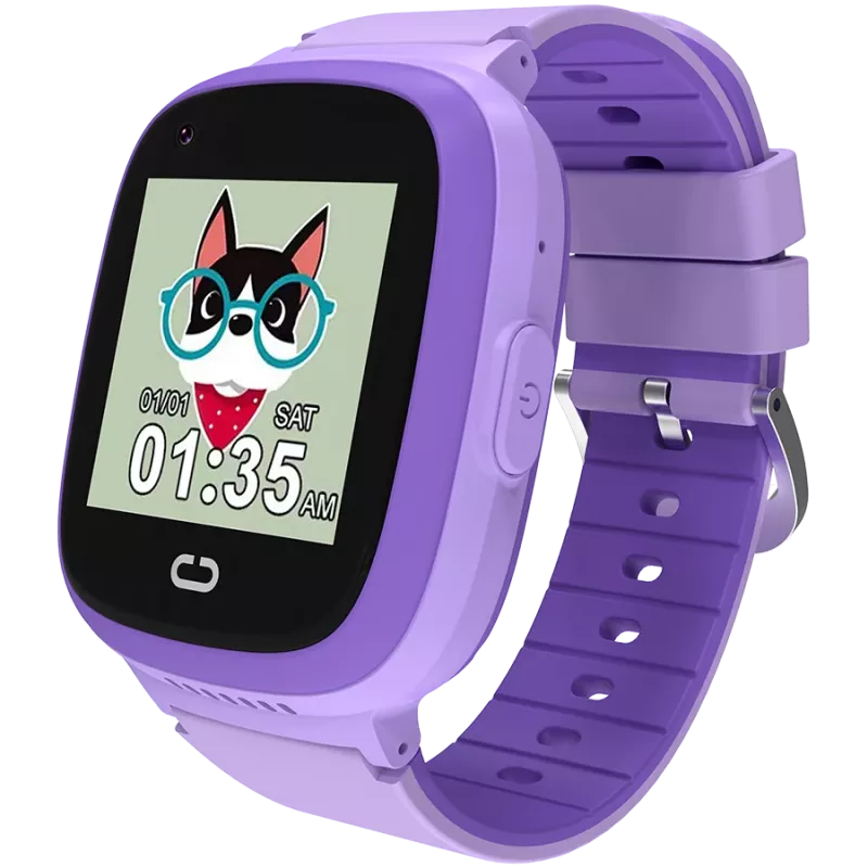 Kids Watch CANYON Sunny KW-48 Video 4G GPS Games&Music Violet