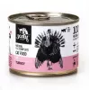 Wet cat food 3coty 04 Turkey 180 g — pâté for adult cats, single-protein, complete feed