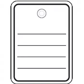 Merchandise tags HERMA 6821 40x50 mm with eyelet / string