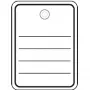 Merchandise tags HERMA 6821 40x50 mm with eyelet / string