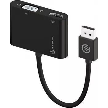 ALOGIC DP-VGHD4K-ADP Video Cable-Adapter DisplayPort HDMI + VGA (D-Sub) Black (DP-VGHD4K-ADP)