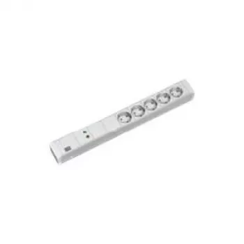 Power Extension Bachmann 333.002 0.44m 5 AC Outlets White