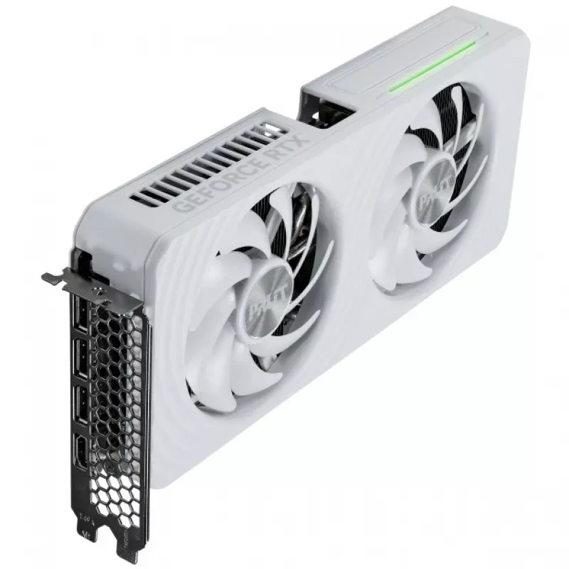 Graphics card Palit GeForce RTX 5060 Ti White OC — GeForce RTX 5060 Ti, 16 GB GDDR7, 128-bit, PCIe 5.0, 2407 MHz