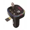 FM transmitter VAKOSS TC-B439K Bluetooth USB, 87.5–108 MHz, microSD/USB playback, 5V/3.1A output, RGB display