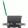 Sprinklersystem connector 25mm > 1, black connector/Grey