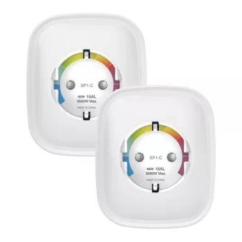 Gosund WiFi smart socket SP1-HE two-pack, HomeKit compatible, 16A, 2 pieces