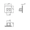 Socket safety cover RJ-45 DeLOCK 64019