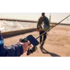 Adjustable phone holder deeper ITGAM0003 — fishing rod phone mount, silicone, for 3.5–5 inch phones, 280 mm, black