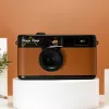 Screenless Digital Camera Camp Snap CS-V105-BR-JP — Brown compact camera without display
