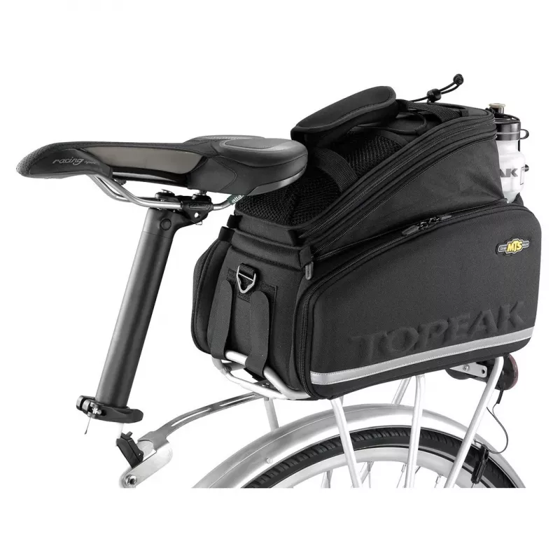 Saddle Trunk Bag TOPEAK MTS TrunkBag DXP — rear rack-mounted storage, expandable pannier-compatible