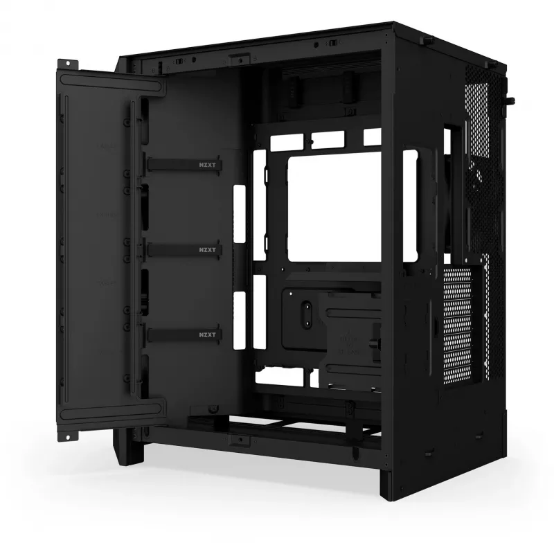 NZXT H9 Air Flow (2025) Large Dual-Chamber Mid Tower Case - Black