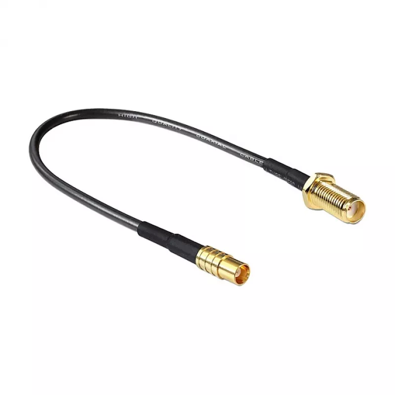 Coaxial Cable DeLOCK 88577 0.2m SMA MCX Black