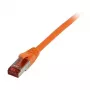 Patch cable RJ45 - CAT6 250Mhz - 2m orange - S-STP(S/FTP) -TPE/LSZH(Superflex) - Synergy 21 -
