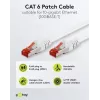 Wentronic Goobay CAT 6 Patch Cable, S/FTP (PiMF), White, 3 m - LSZH Halogen-Free, Copper (93507)