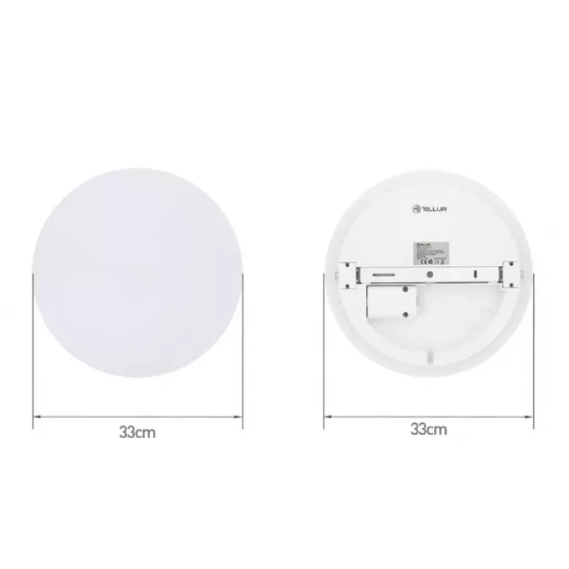 Ceiling light Tellur Tellur WiFi LED 24W Round — smart LED ceiling lamp, 24W, Wi‑Fi control, round