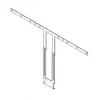 Mounting Kit Hagor 2287 Black for 75-86 inch Screens