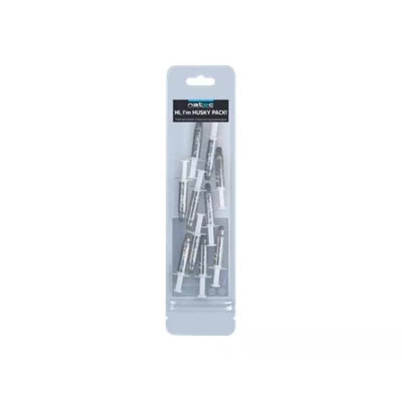 Thermal compound paste NATEC Husky Pack NPT-1581, thermal conductivity 4.63 W/m·K, grey, -30–280 °C, 10 pcs
