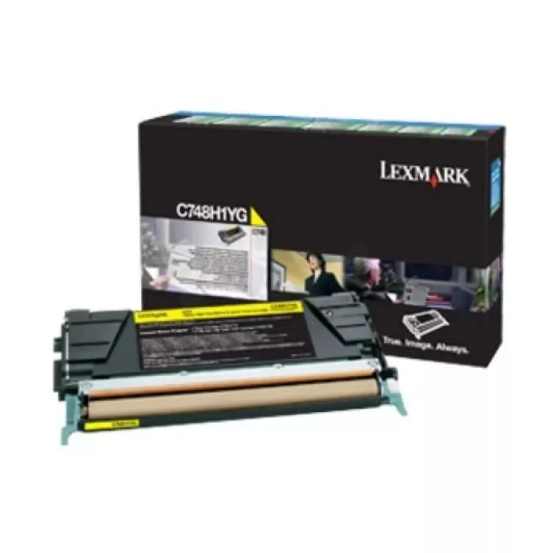 Toner Cartridge Lexmark C748 Yellow 10K PGS