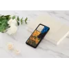 Phone case iKins for Samsung Galaxy S20 Ultra — black, model 'Cafe Terrace'
