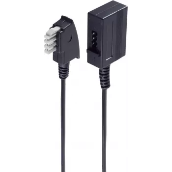 telephone cable ShiverPeaks BS70213 3 m Black