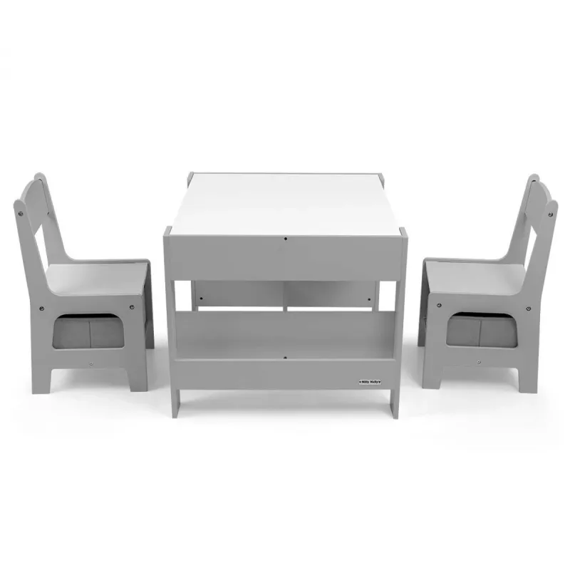 Children's furniture set Milly Mally Sven Grey 5489 — compact set in grey