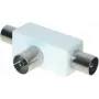 T-Splitter ShiverPeaks 83100 – RF splitter with 2x plug to 1x coupling