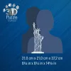Puzzle 3D statue of liberty