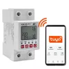DIN-rail WiFi relay QOLTEC 50990, single-channel, 63A switching for electricity metering and remote control