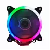 Air cooler Gembird CPU-HURACAN-ARGB-X130 12 cm Black White