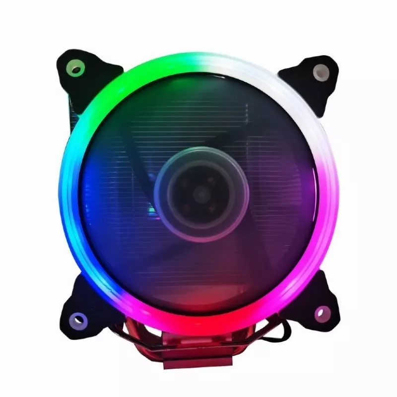 Air cooler Gembird CPU-HURACAN-ARGB-X130 12 cm Black White