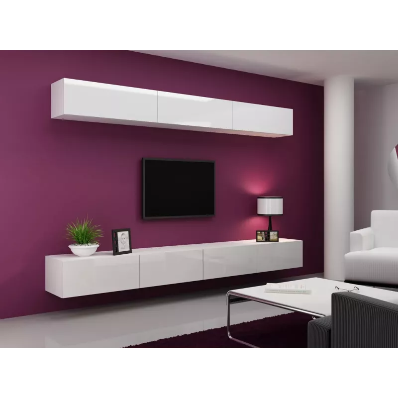 Cama Living room cabinet set VIGO 13 white/white gloss