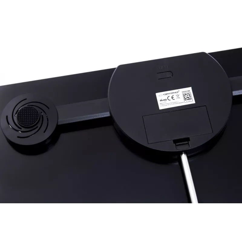 Esperanza EBS016K personal scale Electronic personal scale Square Black