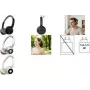 LogiLink BT0072S Over Ear Headphones Bluetooth Creme (BT0072S)