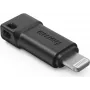 Hama USB-C Adapter to Apple Lightning Plug, MFI, black, Lightning, USB C, Male, Female, Black, Straight