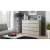 Chest of drawers top e shop Malwa M8 120 cm in Sonoma Oak — large dresser
